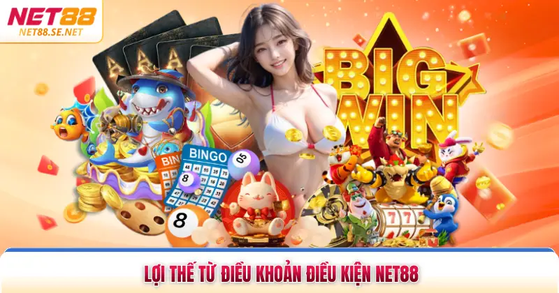 Lợi thế từ điều khoản điều kiện NET88